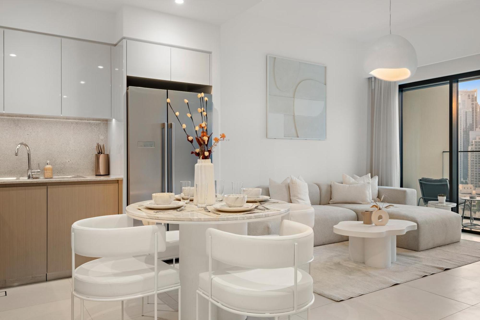 Luxe 2br With Stunning Burj Khalifa Views Appartamento *