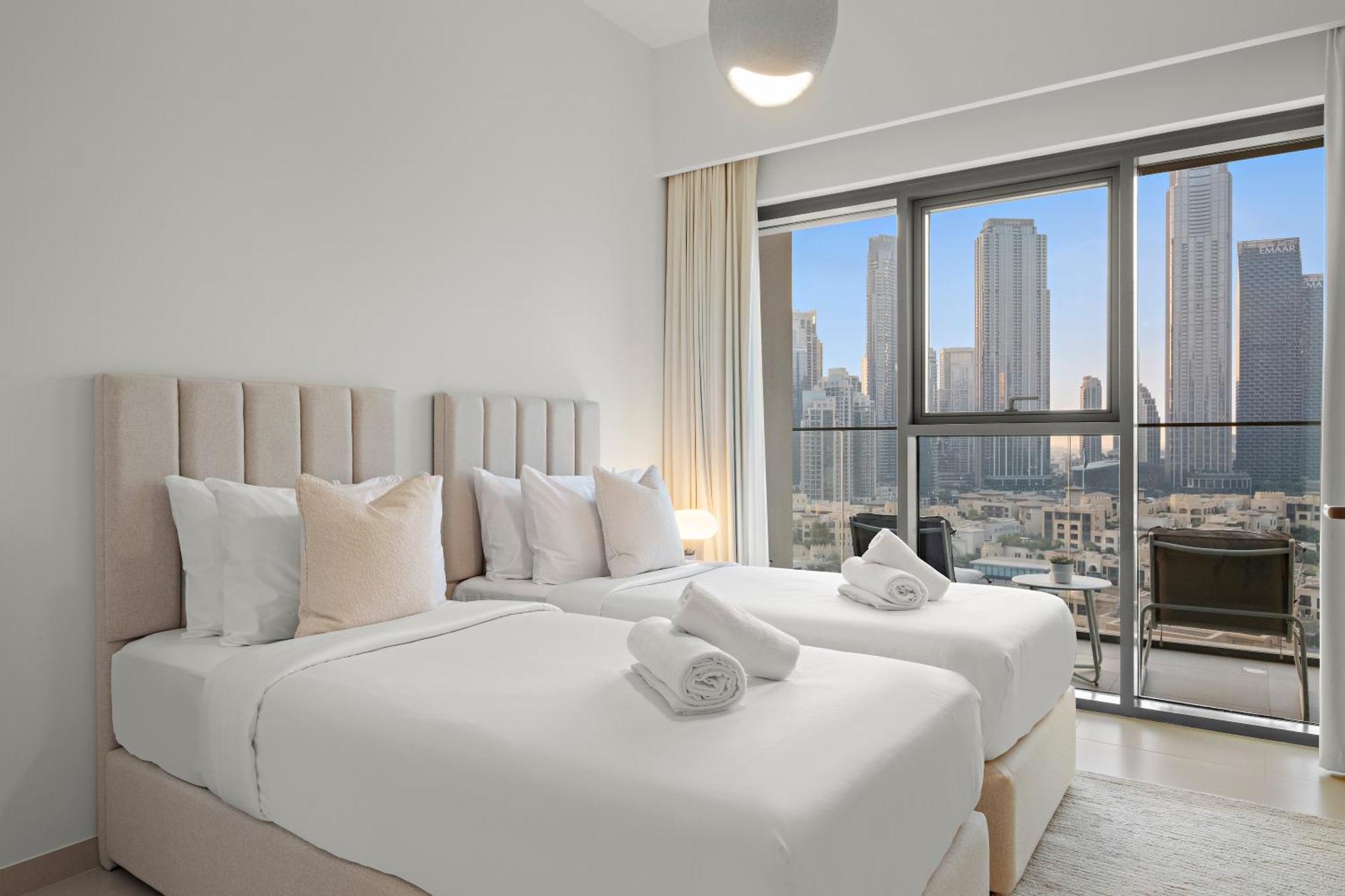 Appartamento Luxe 2br With Stunning Burj Khalifa Views *